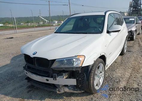 2013 BMW X3 xDrive35I z USA, uszkodzony, nr VIN 5UXWX7C55DL976753